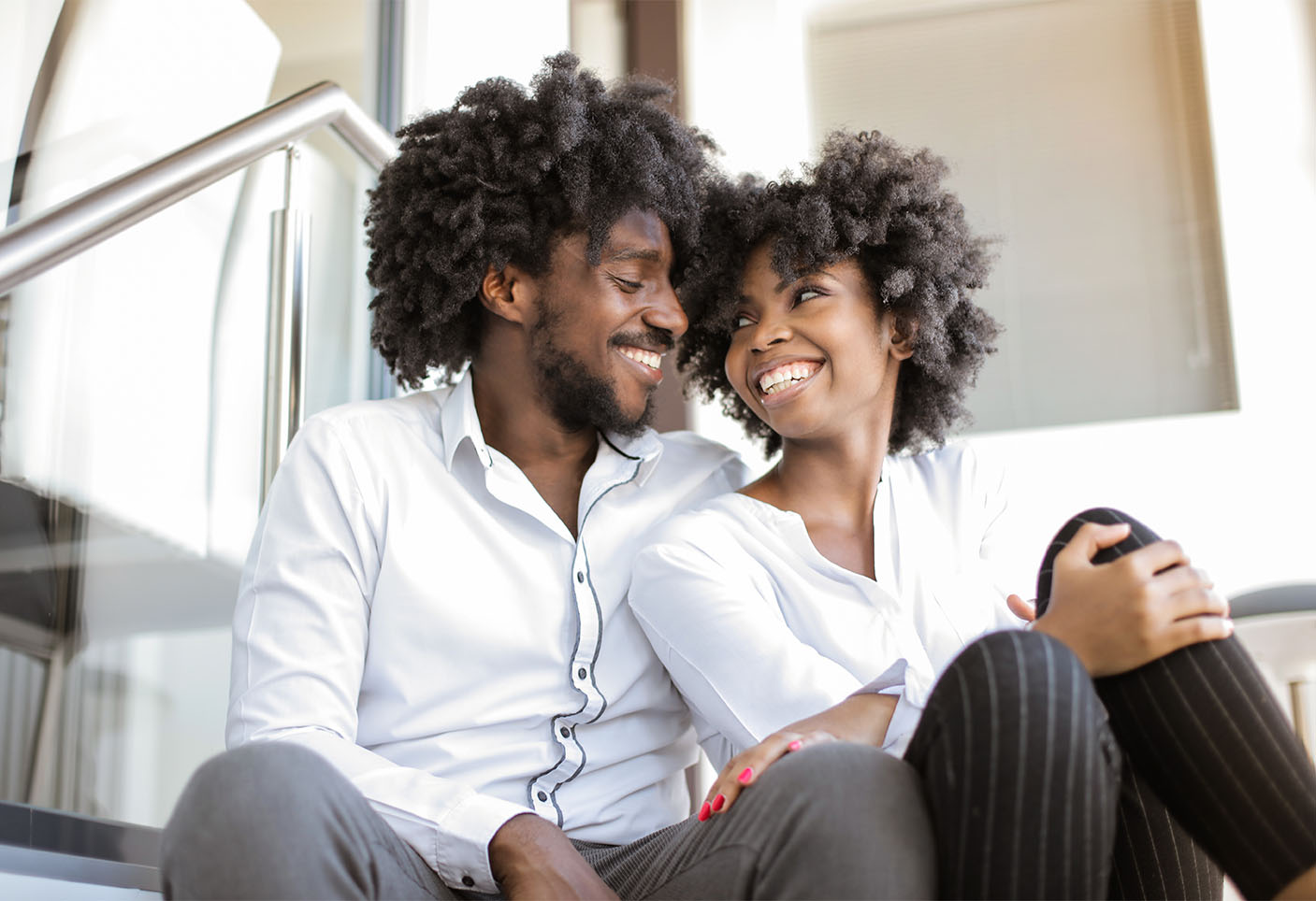 Intimate partners explore their love